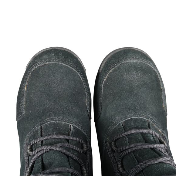 Sorel Boots Womens 8.5 Shoes Waterfall Low Lace Up Leather Winter Snow Black - Picture 8 of 13